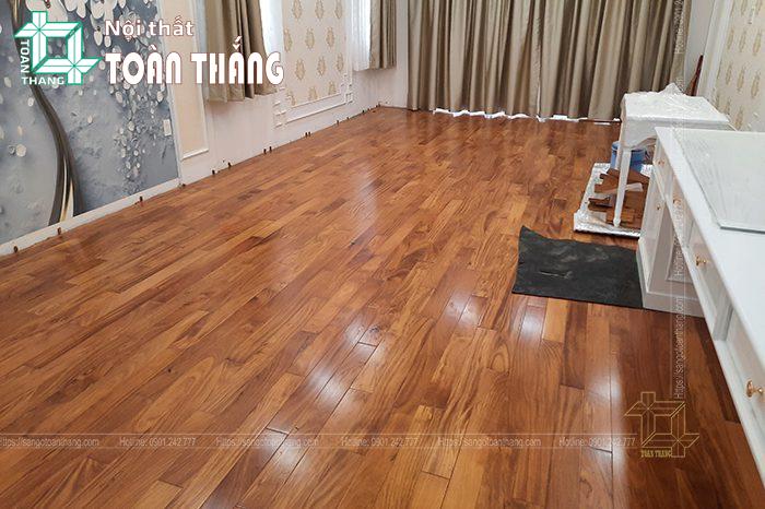 Sàn gỗ Gõ đỏ 15x90x750mm 1 Sàn gỗ Gõ đỏ 15x90x750mm