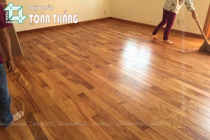 Sàn gỗ Gõ đỏ 15x90x750mm 2 Sàn gỗ Gõ Đỏ kỹ thuật ngày càng trở nên phổ biến