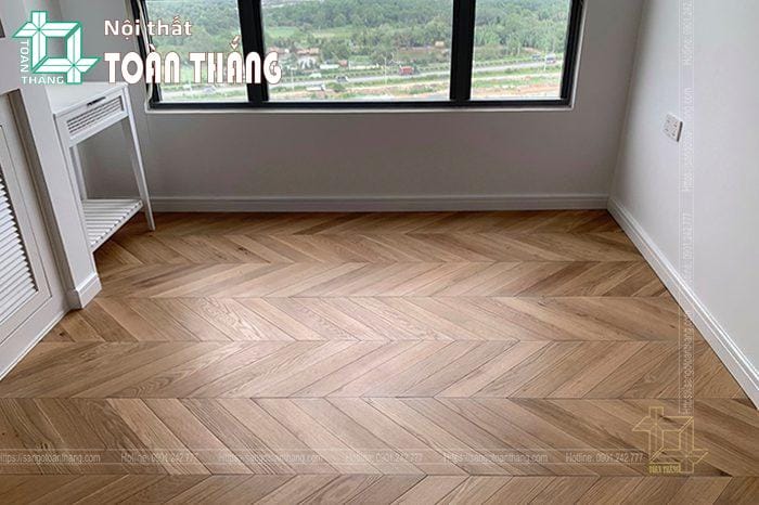 Sàn gỗ An Cường xương cá Chevron 1 Sàn gỗ Chevron có gì khác biệt so với Herringbone?