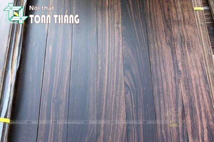 Sàn gỗ Chiu Liu 15x90x750mm 2 Lớp sơn sau khi được hoàn thiện của sàn gỗ Chiu Liu