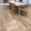 Sàn gỗ Sồi kỹ thuật khi được lót sàn nhà ở sẽ tạo không gian ấm áp, hiện đại