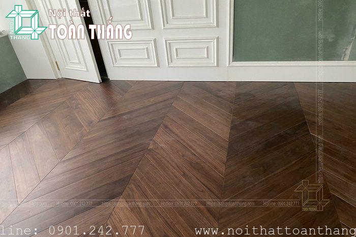 Sàn gỗ xương cá Chevron kỹ thuật