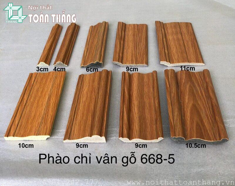 Phào chỉ Hàn Quốc vân gỗ