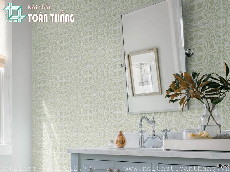 Giấy dán tường Lilycolor 1 Họa tiết giấy dán tường Nhật Bản mang phong cách cổ điển