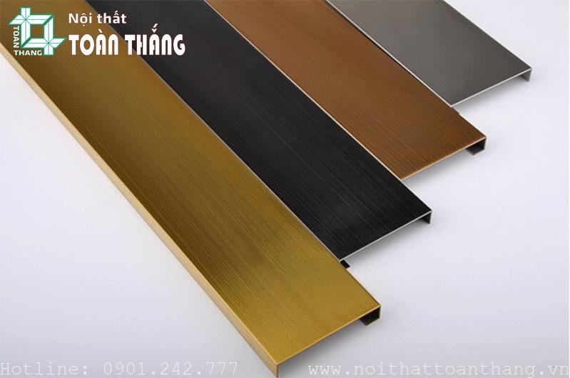 Nẹp Inox trang trí có nhiều màu