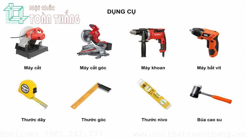 Dụng cụ thi công sàn gỗ công nghiệp cần có