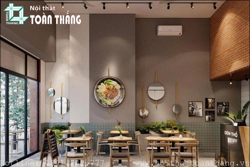 Tấm nhựa giả đá quán cafe dễ dàng vệ sinh mà không mất nhiều thời gian