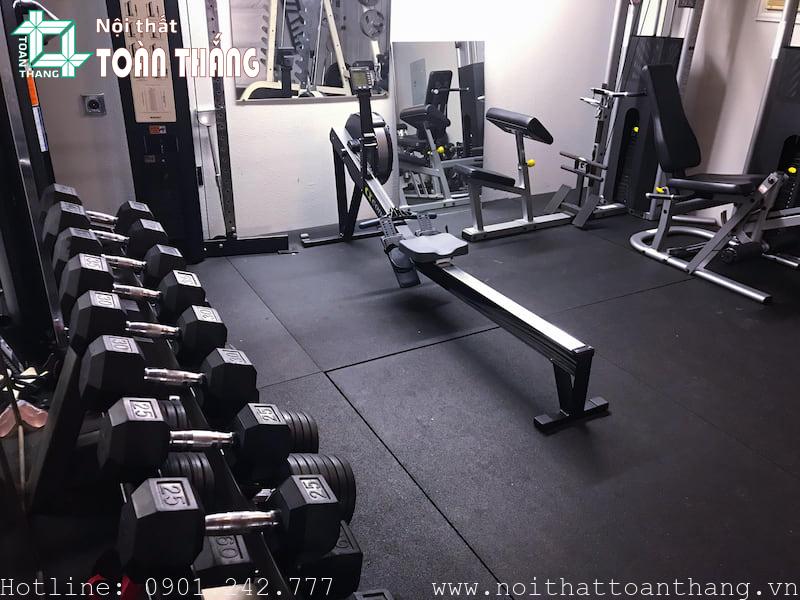 Sàn cao su phòng gym - Giải pháp an toàn cho phòng gym hiện đại 11 sàn cao su phòng gym
