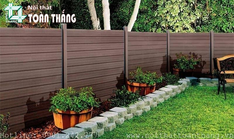 20+ Mẫu hàng rào gỗ nhựa ngoài trời được sử dụng nhiều 5 Hàng rào gỗ nhựa ở ngoài trời được đánh giá cao