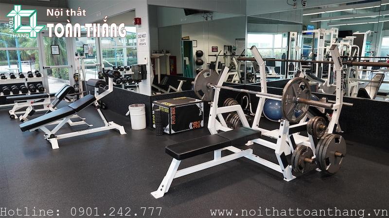 Phân loại sàn cao su phòng gym