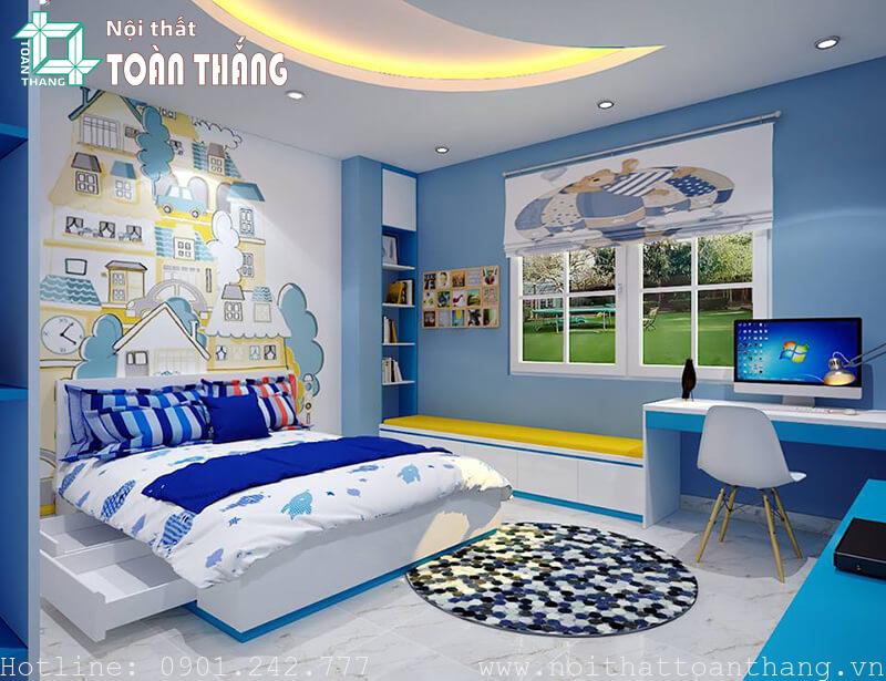 259+ mẫu giấy dán tường phòng ngủ bé trai sinh động, đáng yêu 21 Mẫu giấy dán tường dễ thương sinh động cho bé