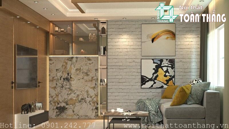 Dự án giấy dán tường Bình Chánh cho gia đình cô Liên 15 du an giay dan tuong binh chanh 14