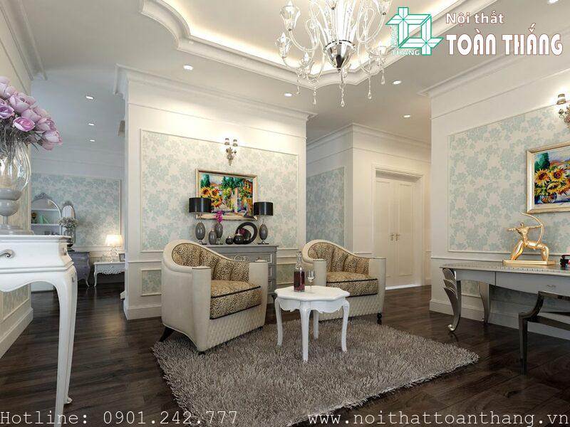 Dự án giấy dán tường Tân Phú cho gia đình cô Thảo 21 du an giay dan tuong tan phu dep 20