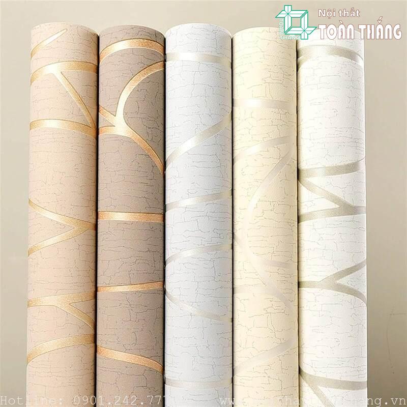 Dự án giấy dán tường quận 9 nhà chị Hân 4 Nội thất Toàn Thắng phân phối nhiều loại giấy dán tường đẹp tại quận 9