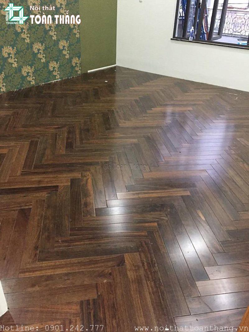 Sàn gỗ Chiu Liu xương cá 1 Sàn gỗ Chiu Liu xương cá