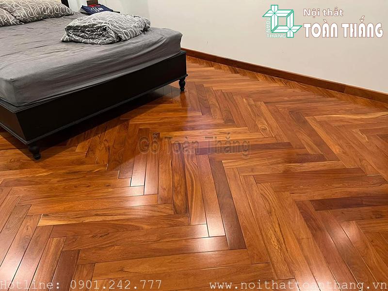 Sàn gỗ Căm xe xương cá 1 Sàn gỗ Căm xe xương cá