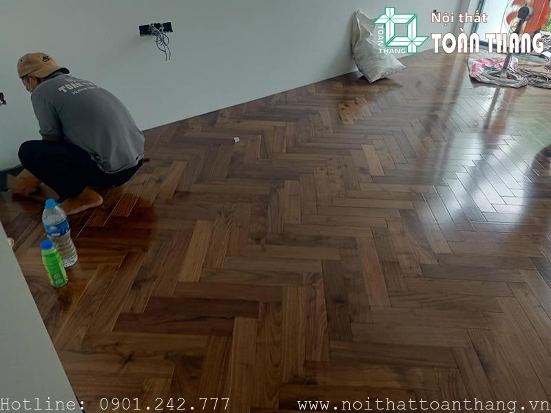 Có thể dùng Sàn gỗ Óc Chó xương cá cho bất kỳ không gian nào Có thể dùng Sàn gỗ Óc Chó xương cá cho bất kỳ không gian nào