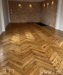 Sàn gỗ Teak xương cá