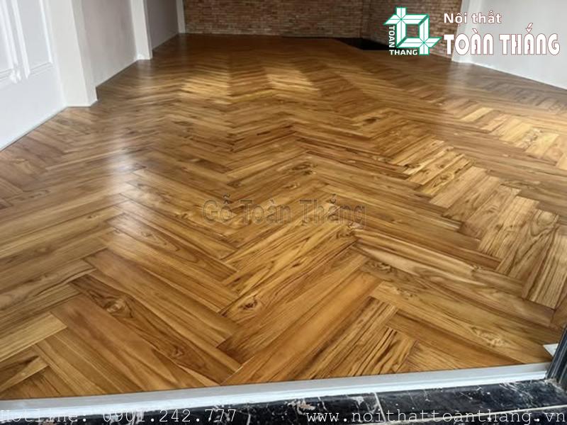Sàn gỗ Teak xương cá 2 Sàn gỗ Teak xương cá - Ảnh 2