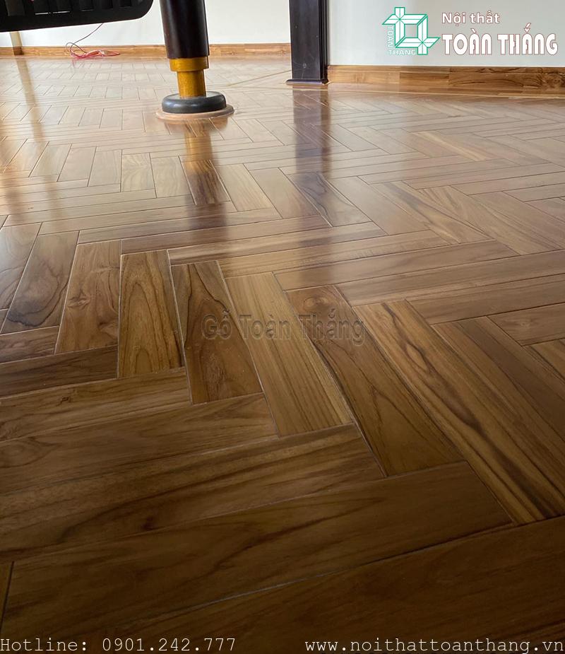 Sàn gỗ Teak xương cá 4 Sàn gỗ Teak xương cá - Ảnh 4