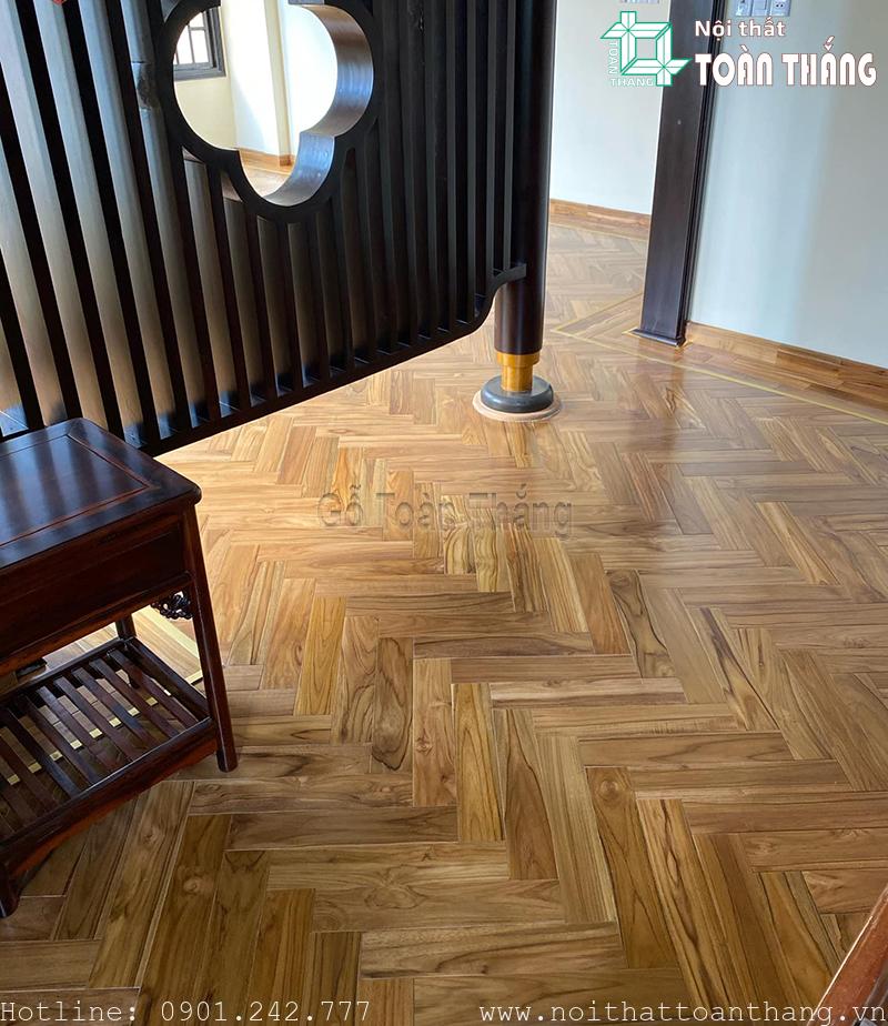 Sàn gỗ Teak xương cá 3 Sàn gỗ Teak xương cá - Ảnh 3