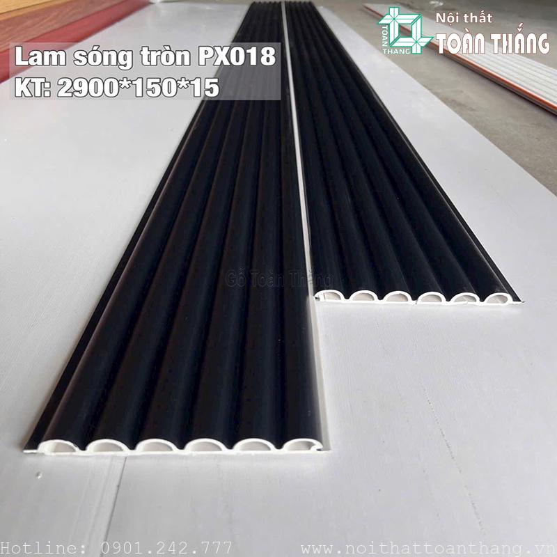 Tấm lam sóng tròn màu đen Tấm lam sóng tròn màu đen