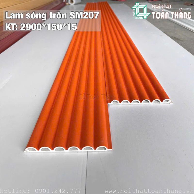 Lam sóng tròn có kích thước phổ biến 14x160x2900mm Lam sóng tròn có kích thước phổ biến 14x160x2900mm