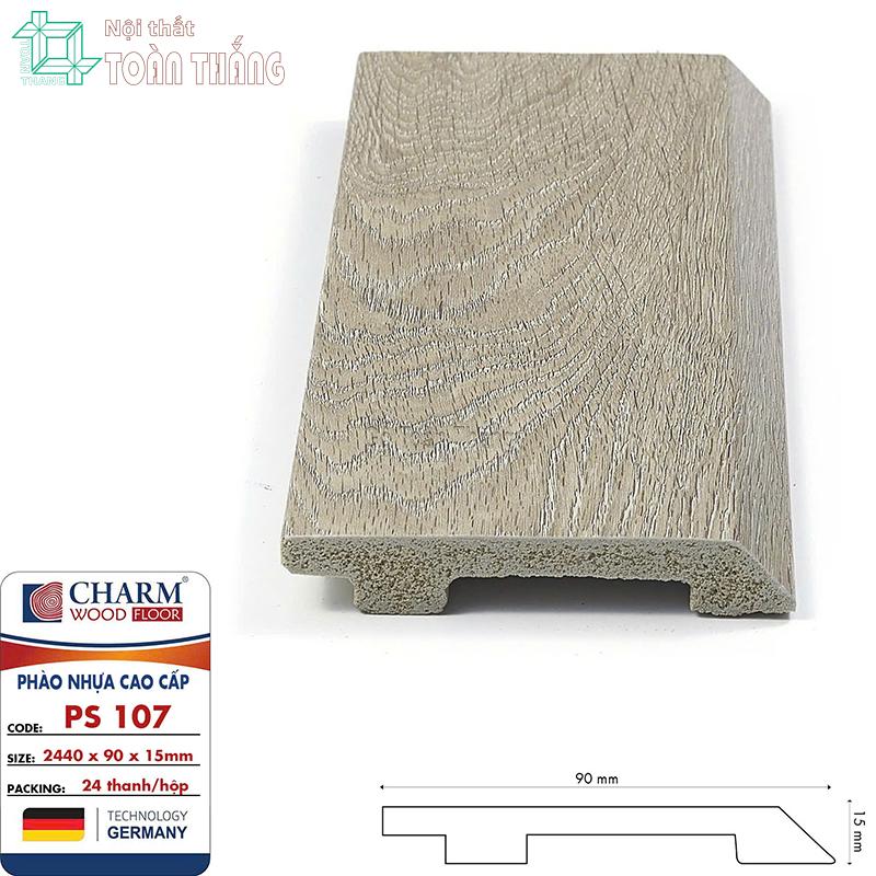 Phào chân tường nhựa PS 107 1 Phào chân tường nhựa PS 107