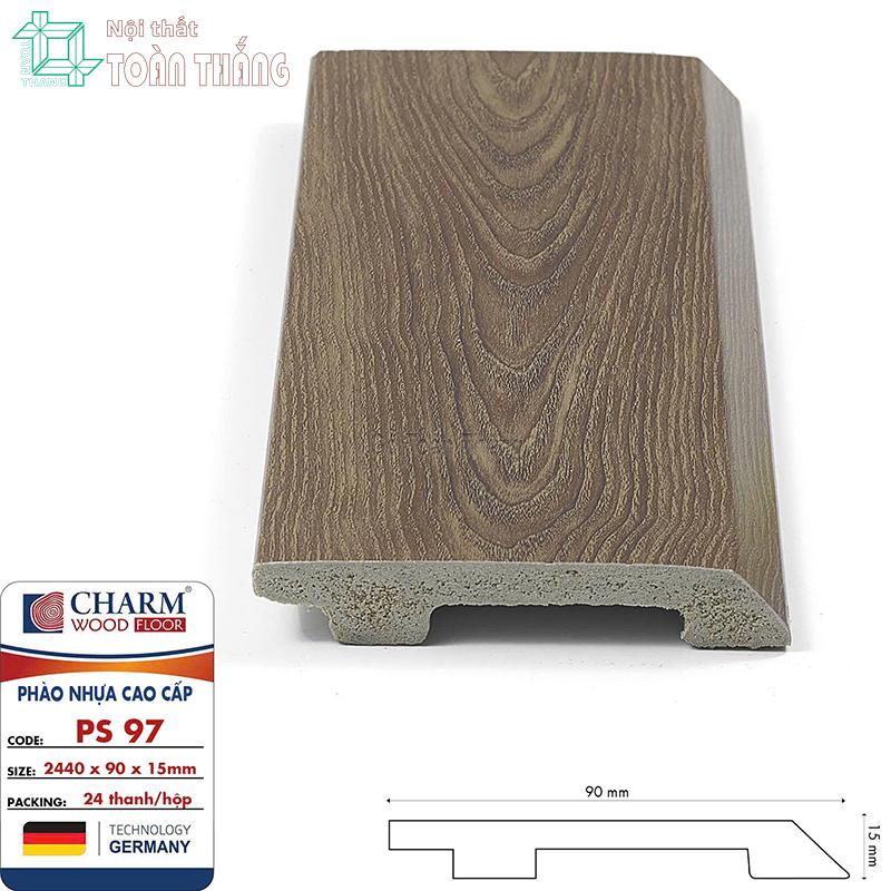 Phào chân tường nhựa PS 97 1 Phào chân tường nhựa PS 97