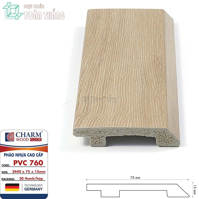 Phào chân tường nhựa PVC 760 1 Phào chân tường nhựa PVC 760