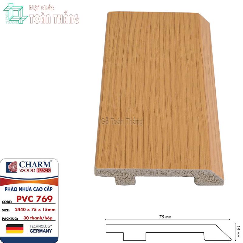 Phào chân tường nhựa PVC 769 1 Phào chân tường nhựa PVC 769
