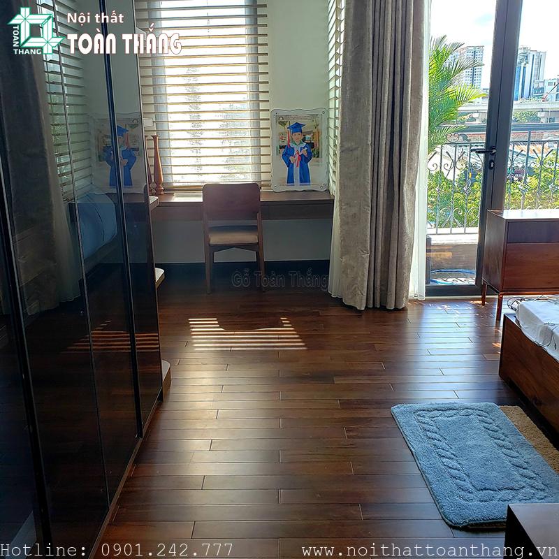 Ứng dụng sàn gỗ tự nhiên cho phòng ngủ