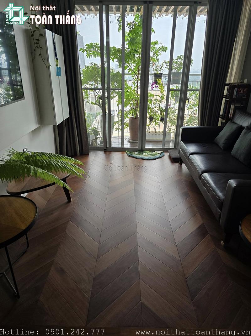 Sàn gỗ Óc Chó kỹ thuật đã được đưa vào ứng dụng rộng rãi từ rất lâu tại những công trình có vốn đầu tư nước ngoài