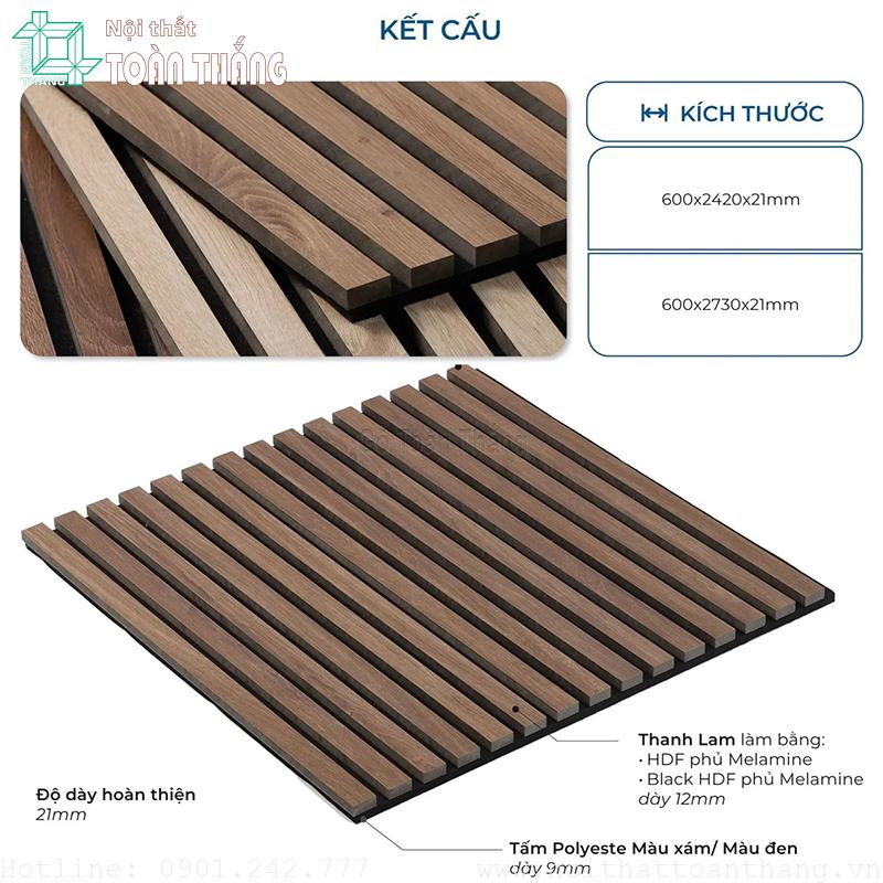 Cấu tạo Lam sóng tiêu âm Acoustics