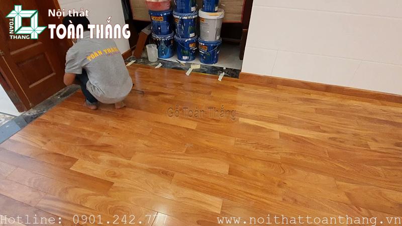 Sàn tự nhiên gỗ gõ đỏ Nam Phi