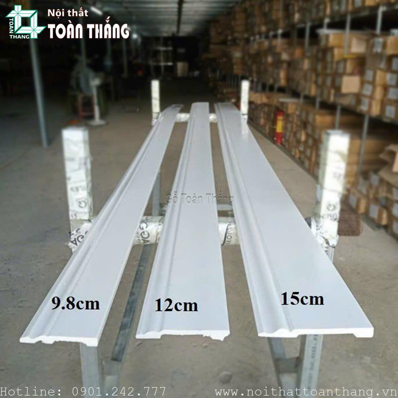 199+ Mẫu phào chỉ nhựa trắng trơn đẹp, hiện đại 16 Phào nhựa chân tường trắng trơn có nhiều kích thước