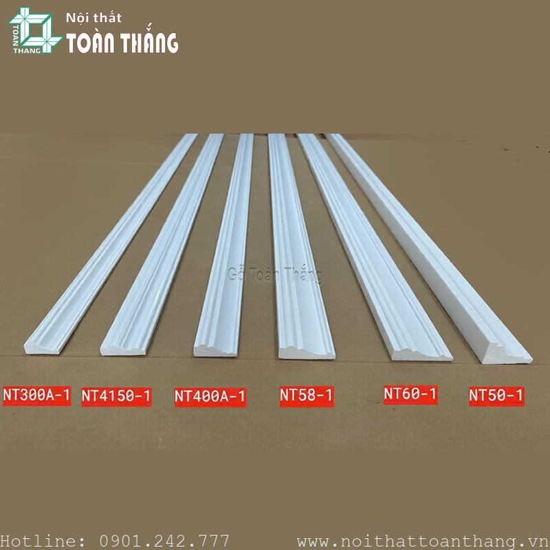 Phào chỉ lưng tường PS màu Trắng bản nhỏ