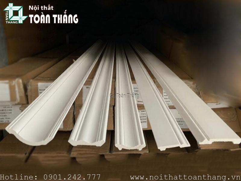 199+ Mẫu phào chỉ nhựa trắng trơn đẹp, hiện đại 8 Mẫu phào chỉ nhựa trắng ít họa tiết, đơn giản tinh tế