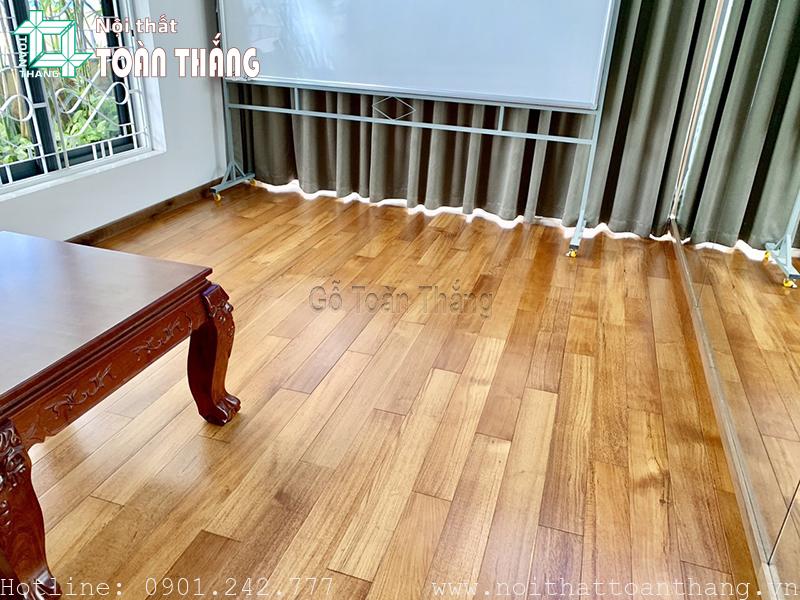 Sàn gỗ Teak nhập Myanmar ít co giản
