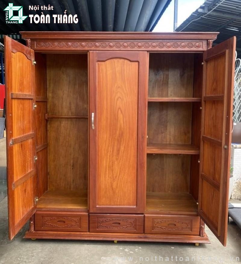 Gỗ Căm xe làm Tủ áo