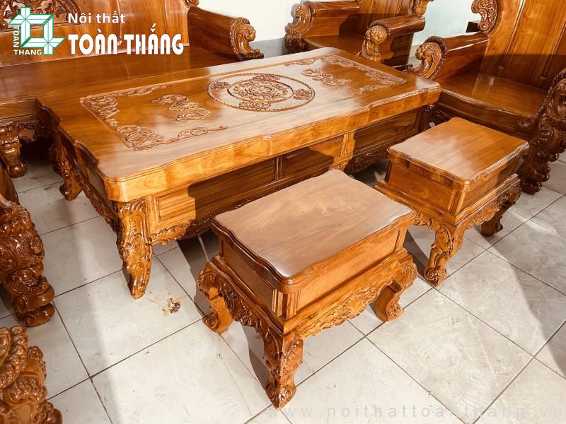 Gỗ Gõ Đỏ: Phân loại, đặc điểm, ứng dụng, giá thành năm 2026 16 Gỗ gõ đỏ làm Bàn ghế